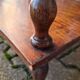 Console cabinet in marquetry with mirror
