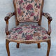 Louis XV style convertible armchair