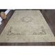 1960s Persian Handmade Wool Cotton Beige Oversized Area Rug 292x381