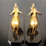 Elephant bookend "r garreau"