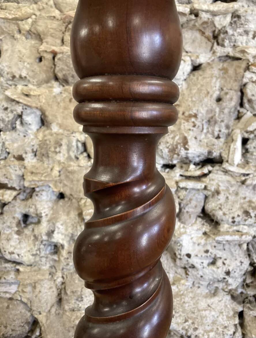 Solid wood column harness turned 1940