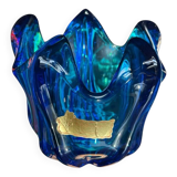 Vintage Cobalt Blue Glass Vase by Jacques – Edelweiss Label, 1970s