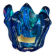 Vintage Cobalt Blue Glass Vase by Jacques – Edelweiss Label, 1970s