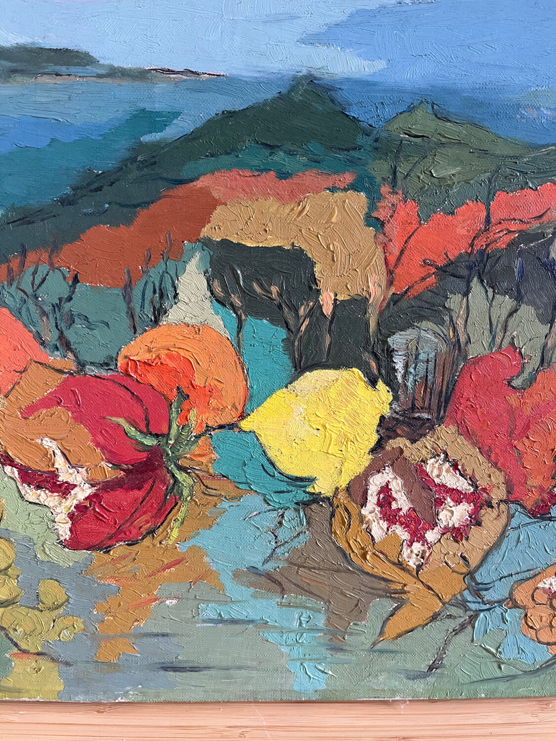 "The Cabin" oil on canvas, 1957