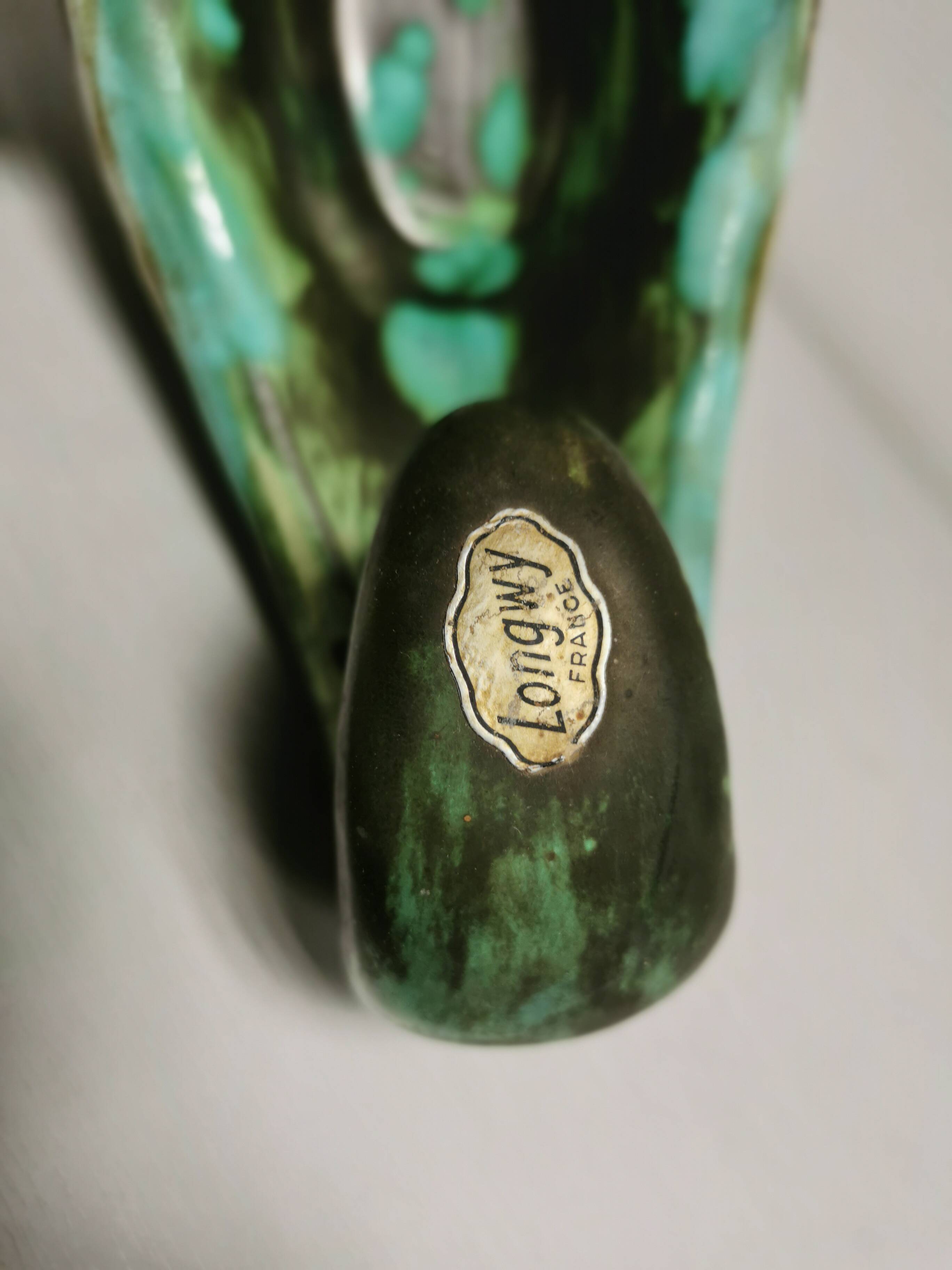 Cup / Vacuum vintage ceramic pocket LONGWY