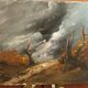 Landscape canvas painting