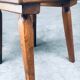 French Folk Art Rustic Dining Chair Set in Oak, 1940s, Set of 6