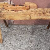 Folk art bench