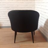 Round armchair of the 60s restored