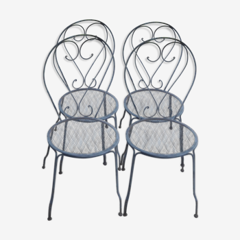 Iron garden chairs