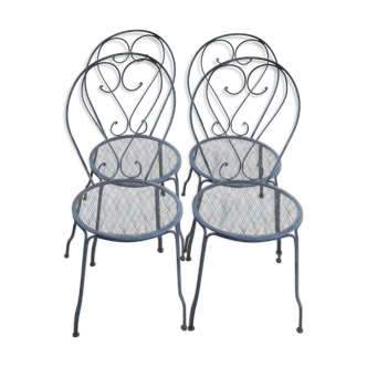 Iron garden chairs