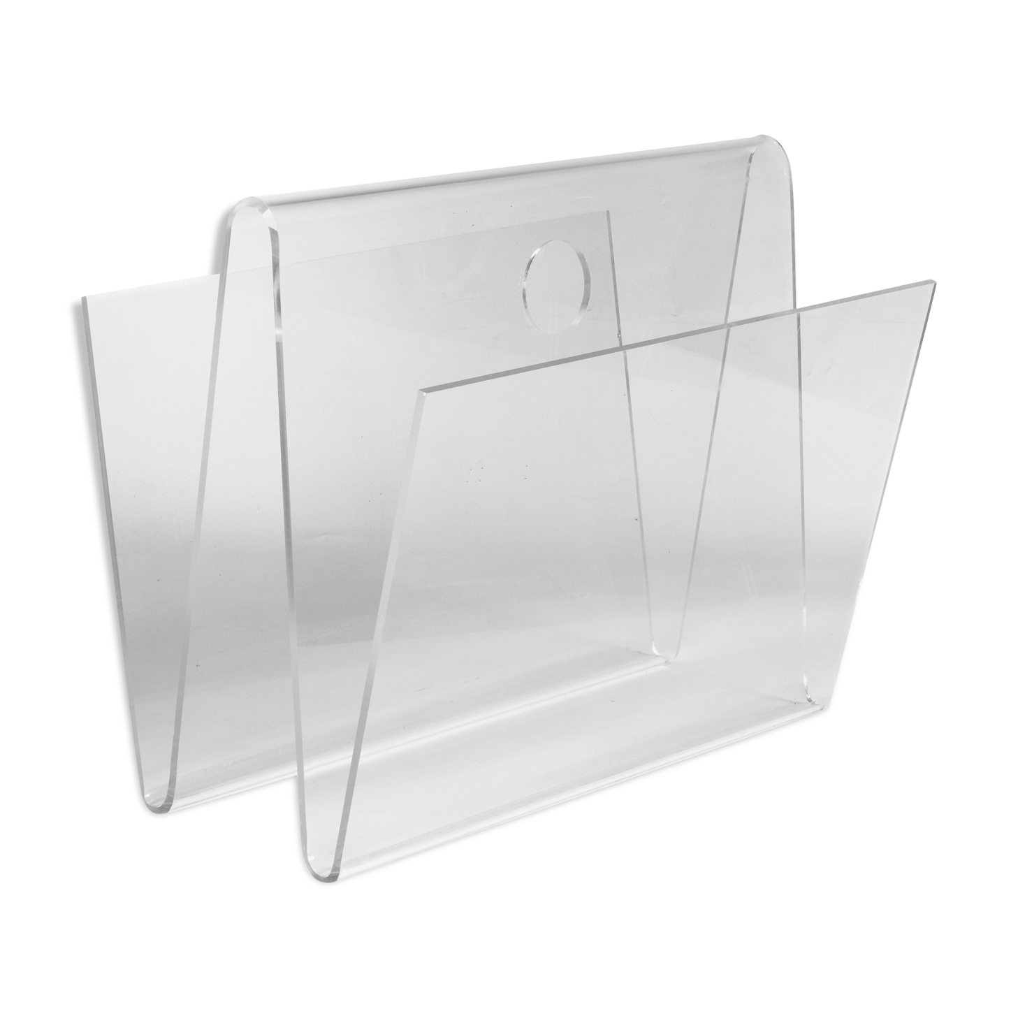 transparent plexiglass review door 1970