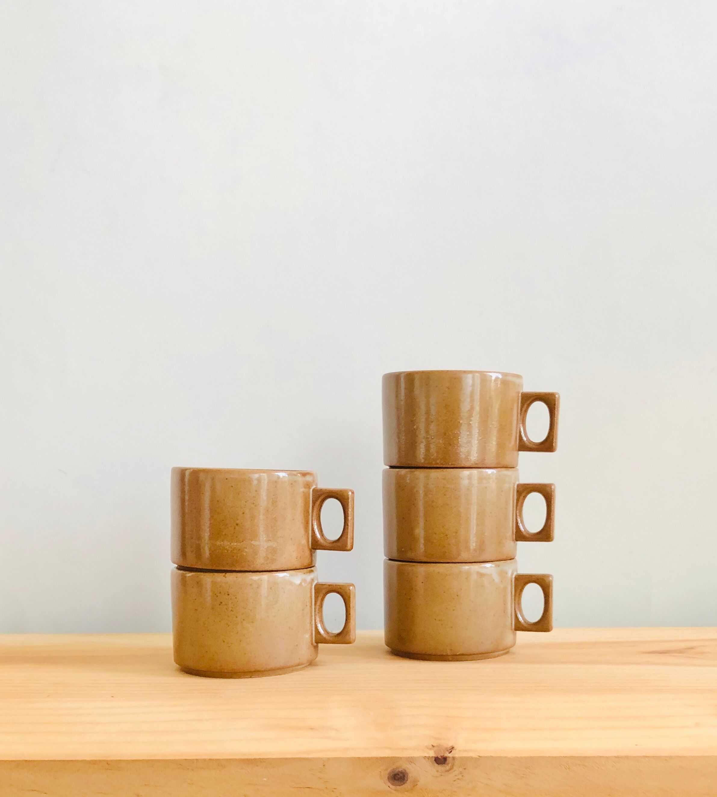 Brenne sandstone 5-cup coffee cup set