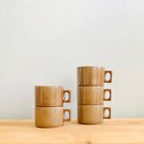 Brenne sandstone 5-cup coffee cup set