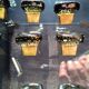 Pressed glass furniture knobs (set of 15)