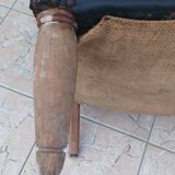 Art Deco period leather armchair