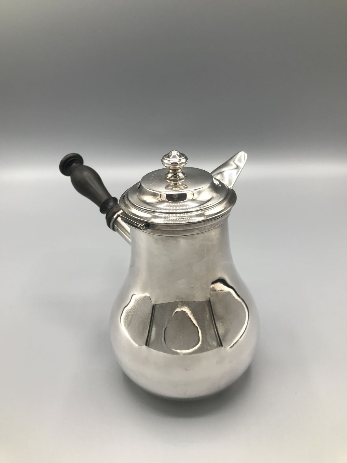 Silver metal chocolate maker