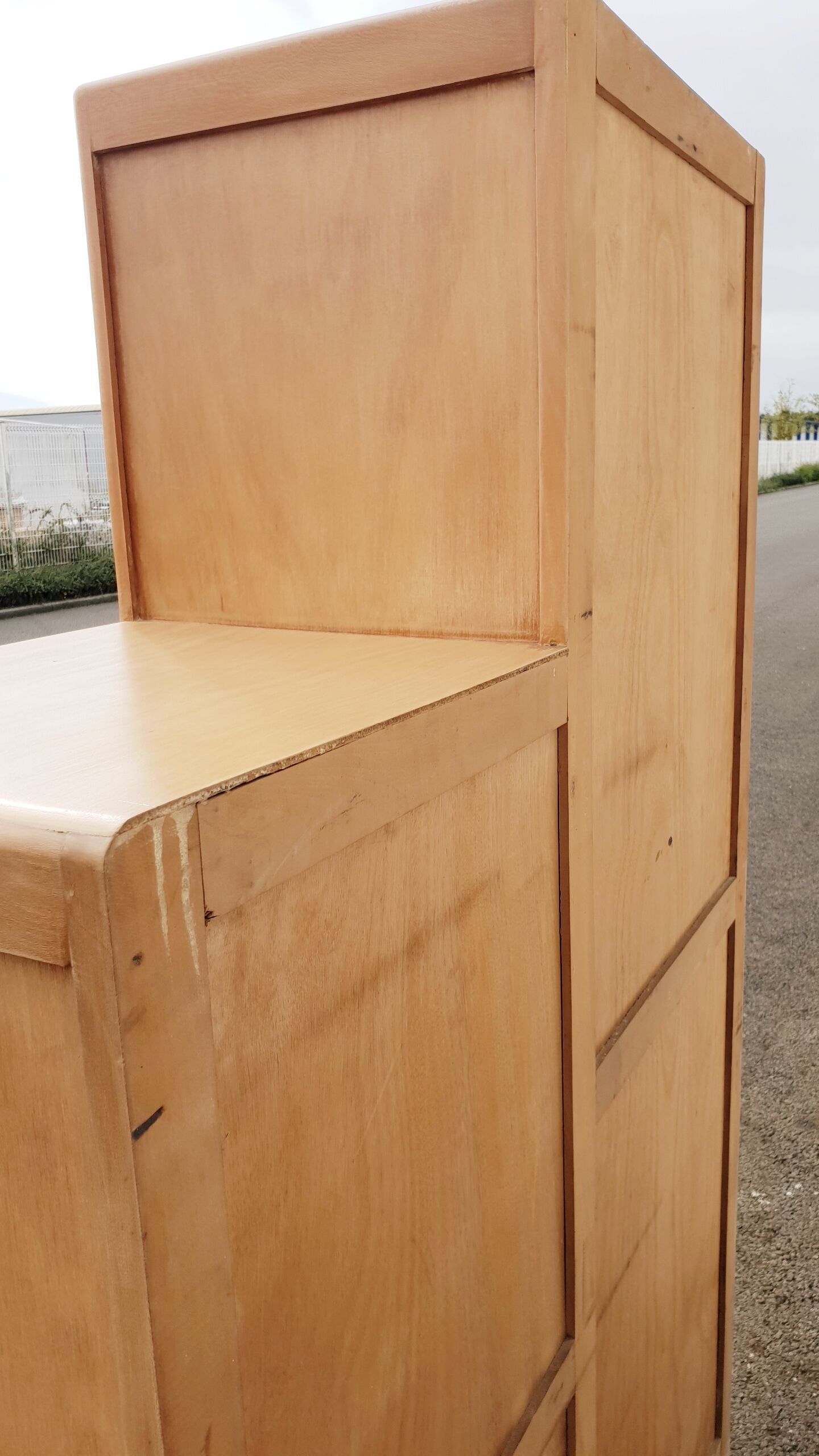 Vintage asymmetric cabinet