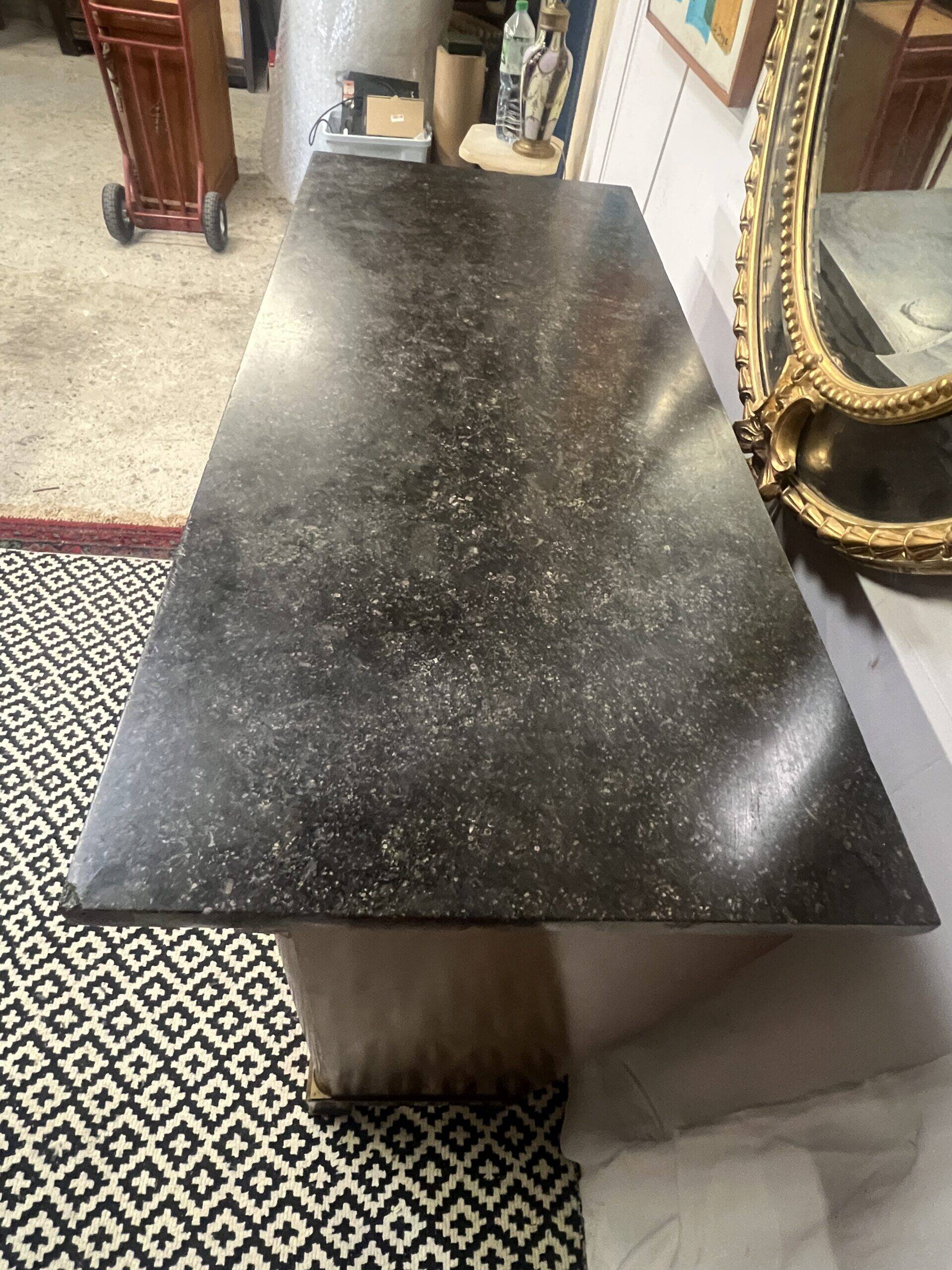 Empire period mahogany secretary, stamped Joseph Kochly, 19th century