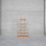 Brutalist oak mid-century dutch shelf