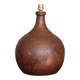 Vintage terracotta lamp, vintage lamp base, living room lamp, brown lamp