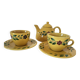 Swedish tea service Christineholm 1970s yellow