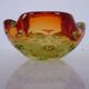 Sommerso Murano Glass Ashtray, Italy, 1960s