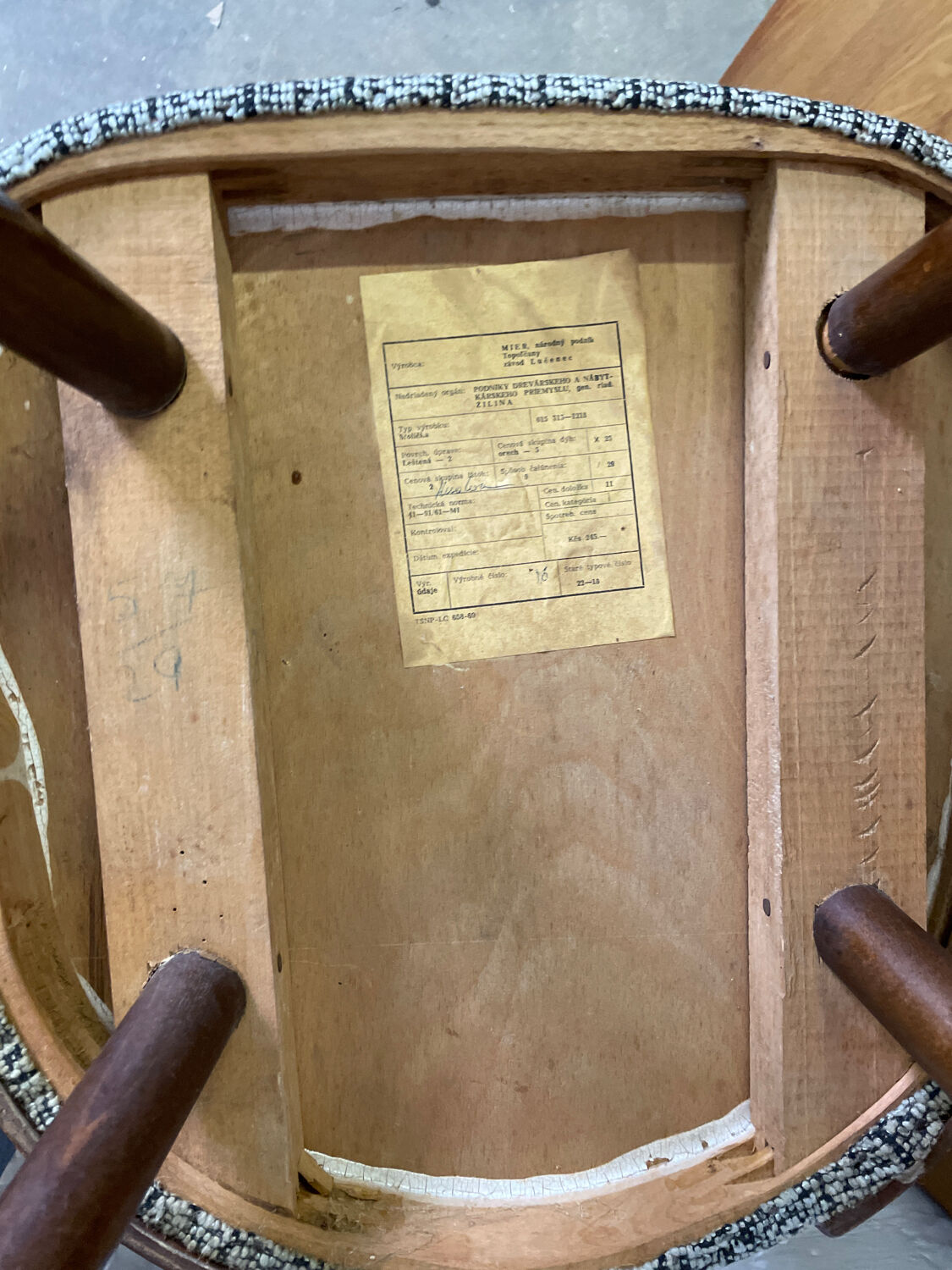 4 Antonin Suman chairs 1960