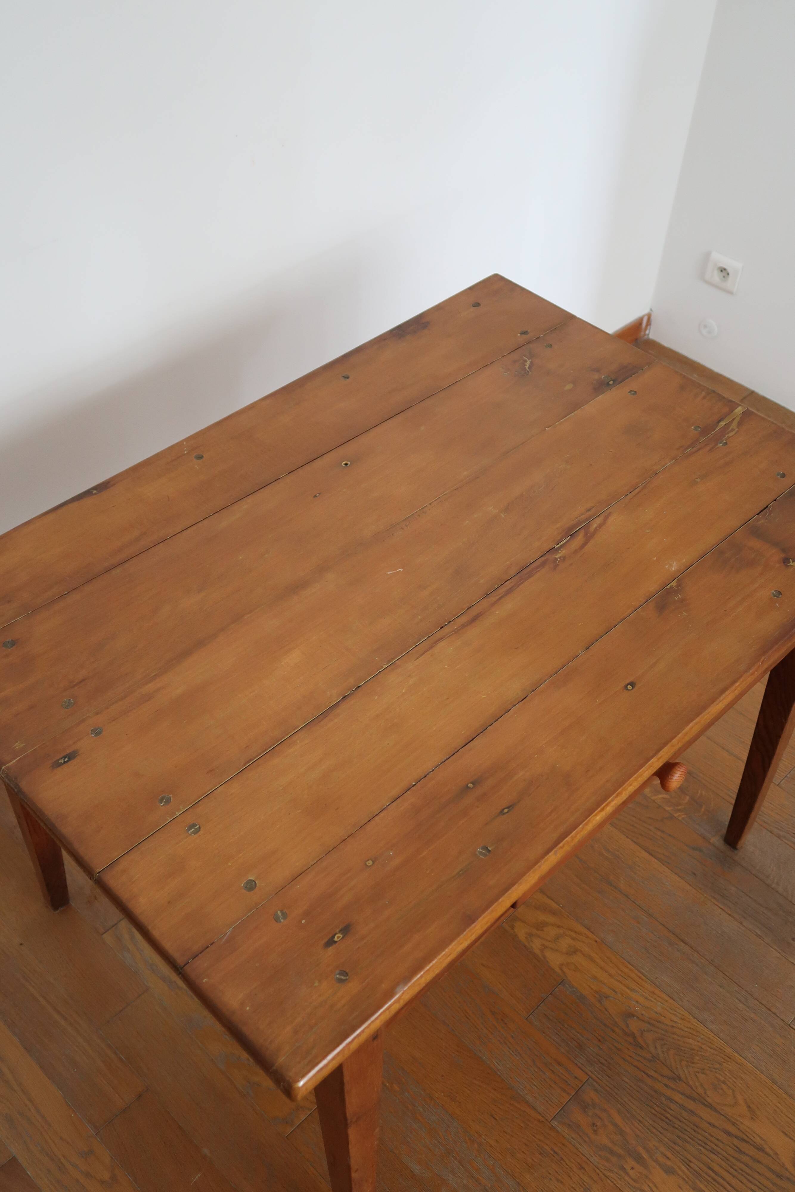 old farmhouse table