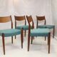 Set de 4 chaises en teck  Cees Braakman pour Pastoe 1960
