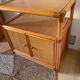 Vintage rattan and caned sideboard