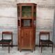 Corner cabinet oak art craft art nouveau 1920