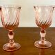 Lot of 6 vintage Rosaline glasses