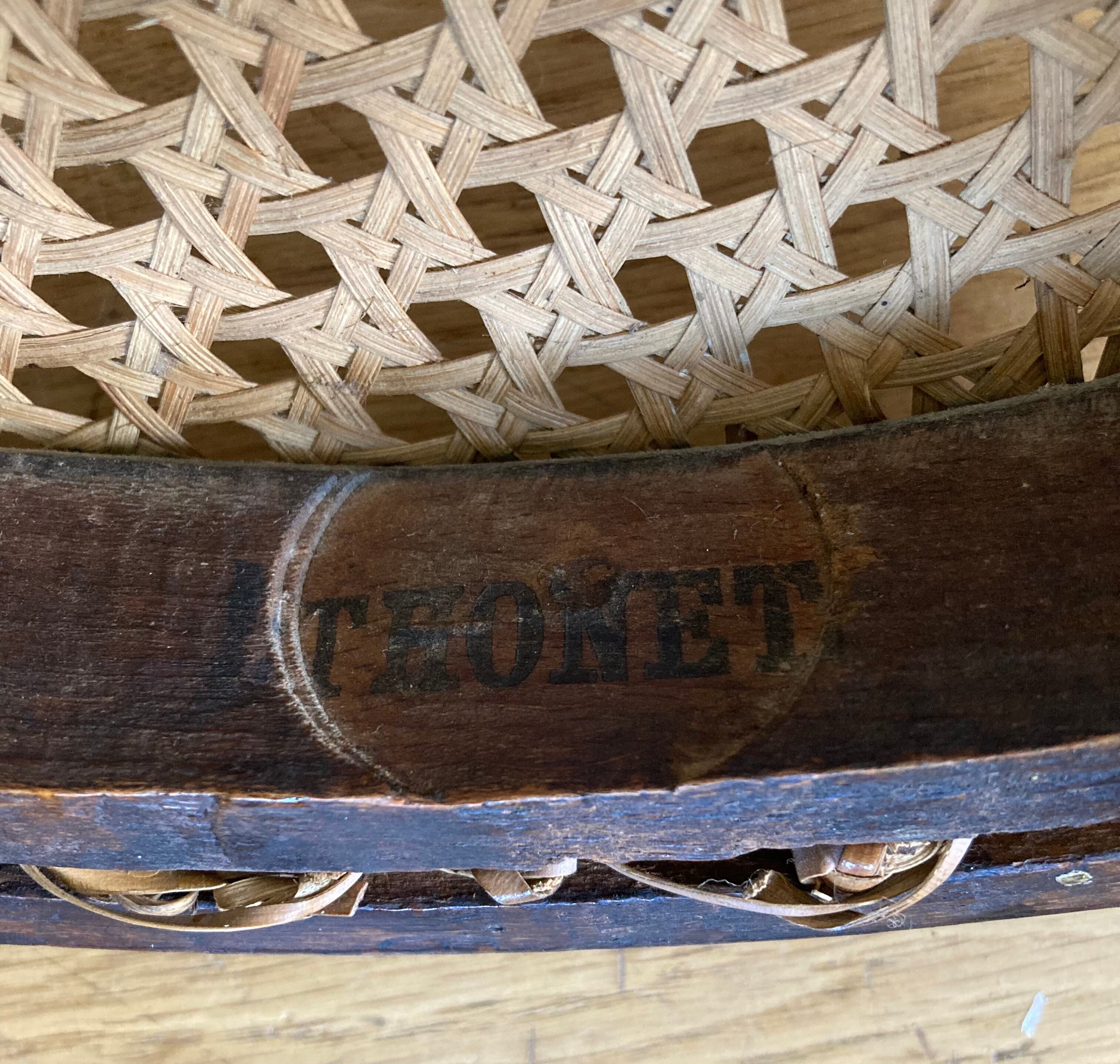 Real Tuna Chair in curved wood, label + hot iron stamp