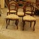 Set of 5 antique Louis-Philippe style chairs – 19th century