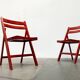 Mid-century wooden folding chair, 1960s, set of 4