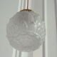 Vintage Lampshade hanging glass globe cast art deco