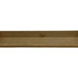 Vintage wooden wall shelve rack bookshelf in pinewood