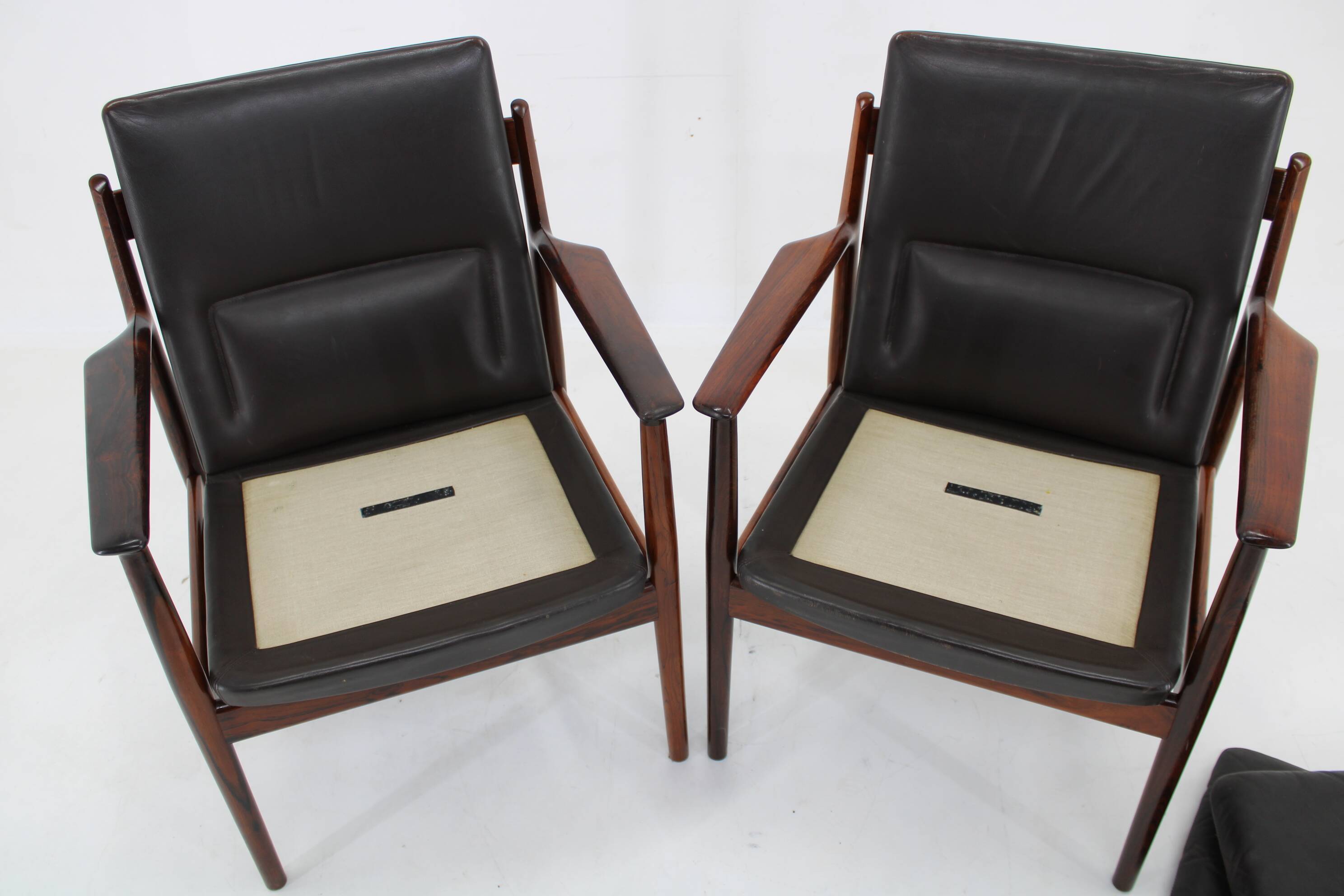 1960s Pair of Arne Vodder 431 Armchairs by Sibast Mobler, Denmark