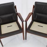 1960s Pair of Arne Vodder 431 Armchairs by Sibast Mobler, Denmark