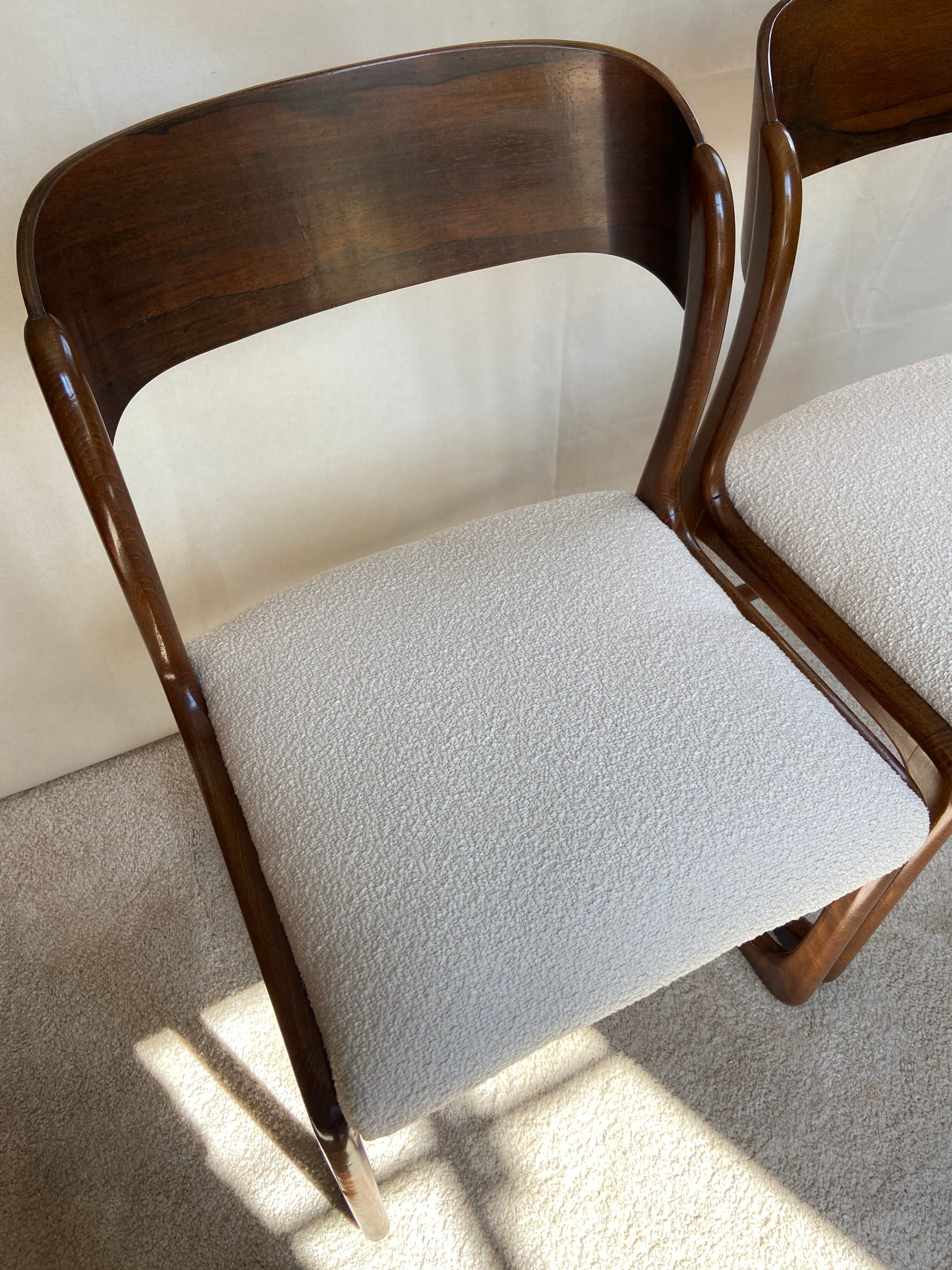 Set of 2 Baumann sleigh chairs