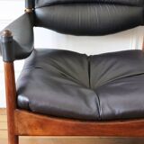 2 Fauteuils - 1 Ottoman - 1 Table basse - Kristian VEDEL - Entièrement restauré