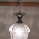 Glass and chrome metal suspension - mid 20th century