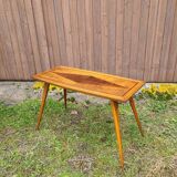 Coffee table 1950 cabinetmaker's marquetry.