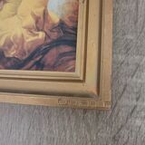 The e-reader reproduction on canvas