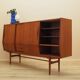 Teak highboard, Danish design, 1960s, made in Denmark