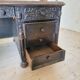 Important antique American desk in carved wood – circa 1900 –
