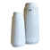 Mid-Century White Glazed West Germany Large Ceramic Vases by Scheurich, 1950s