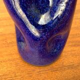 Organic ceramic vase from the mid-century by BKW Böttger Keramik Wandsbek, Hamburg, Germany, 1960s.