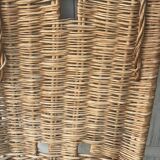Old wicker harvest hood basket